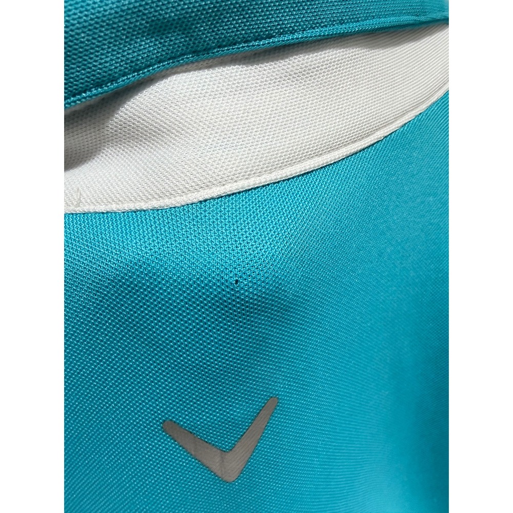 Flawed Callaway Mens Grid Pattern Performance Golf Polo Shirt Size Large - Picture 4 of 14